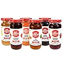 Just Spread 100% Fruit Preserve | Made with Real Fruit Pieces & Only 4 Ingredients | Gluten Free, Vegan, Non GMO, No Added Sugar | 10oz, 6 Pack (6