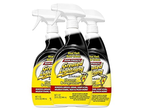 Greased Lightning Super Strength Multi-Purpose Cleaner & Degreaser, 32 fl oz (1) (3 pack)