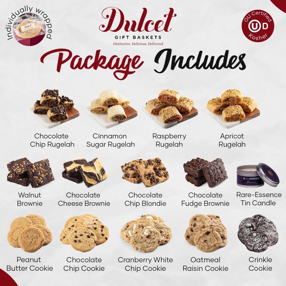 Get Well Soon Gift Basket, Gourmet Get Well Basket for, Wife, Girlfriend, Mom, Daughter, Dad, Son, or Coworker Care Packages by Dulcet Gift Baskets