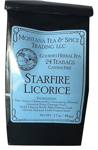 Montana Tea & Spice Trading LLC. Gourmet Herbal Tea Starfire Licorice (Starfire Licorice)