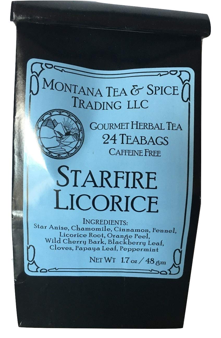 Montana Tea & Spice Trading LLC. Gourmet Herbal Tea Starfire Licorice (Starfire Licorice)