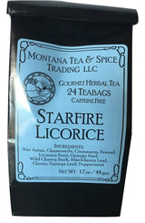 Montana Tea & Spice Trading LLC. Gourmet Herbal Tea Starfire Licorice (Starfire Licorice)