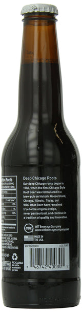 WBC/Goose Island Craft Soda Root Beer, 12 Ounce (Pack of 4)