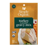 Simply Organic, Turkey Flavored Gravy Mix, 0.85 Oz
