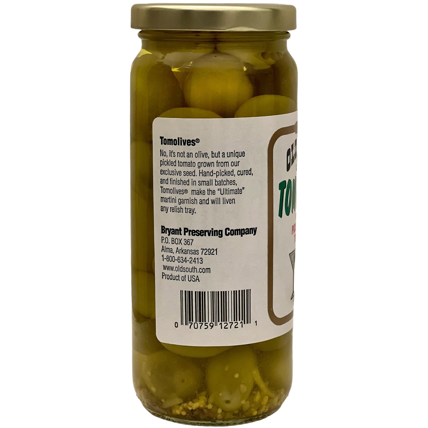 Old South Tomolives Pickled Green Tomatoes, 16 Ounce (Pack of 1)