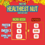 Brass Roots Organic Incan Protein Seeds - High Protein, School Safe, Nut Free, High Omega 3, Supports Gut Health, Good Source of Fiber, Shark Tank (10