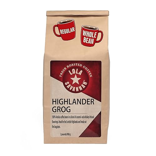 Lola Savannah Highlander Grog Whole Bean Caffeinated Coffee, 2lb