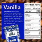 Folk Revival Vanilla Protein Shake Blend - Plant Based, Gluten-Free, Stevia Free - Vegan Protein with 25g Protein & 4g Net Carbs Per Serving - Smooth