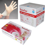 SunnyCare 1000 Vinyl Gloves 7802 Powder Free Food Service (Latex Nitrile Free) Medium