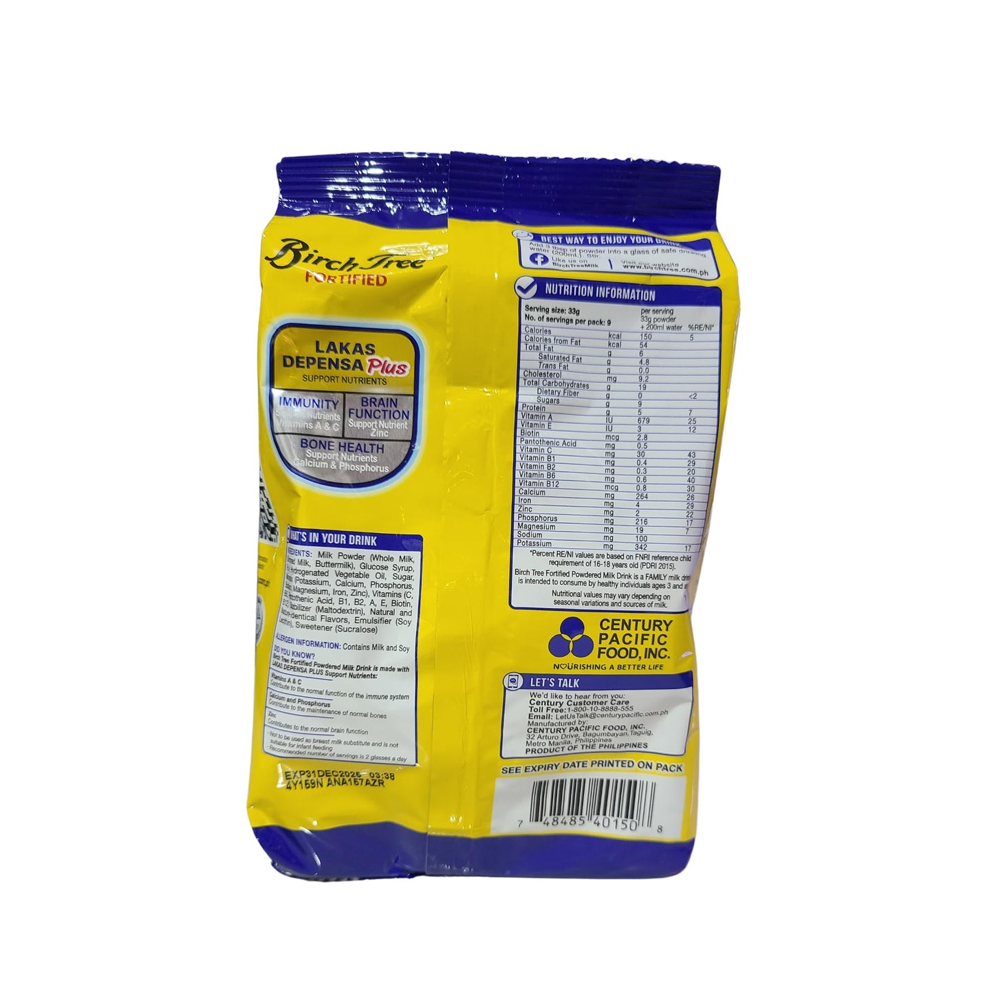 Birch Tree Fortified Powdered Milk Drink 300 grams (1 x 300 grams)