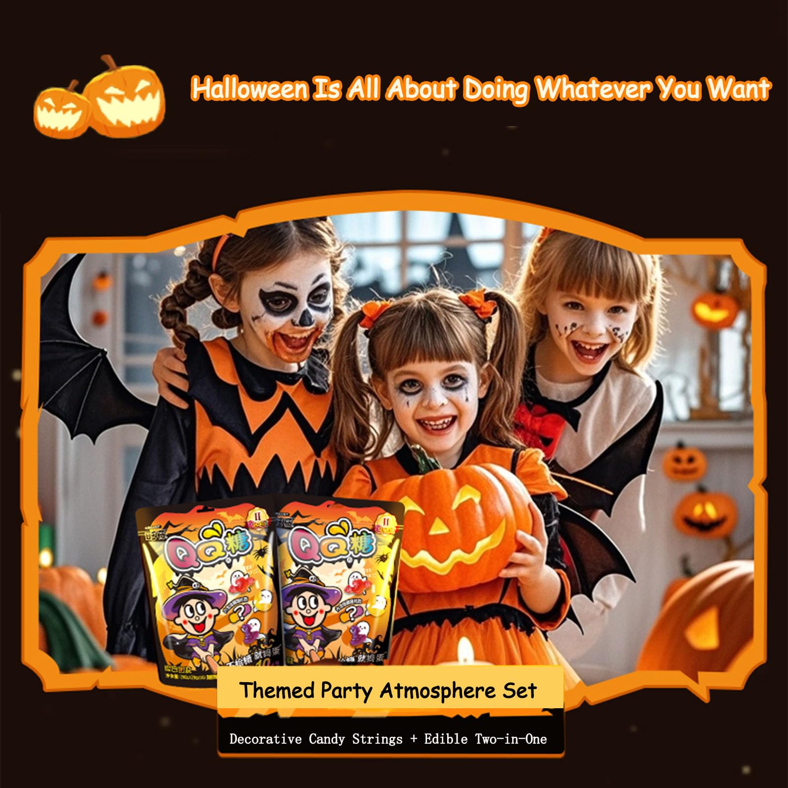 HVNAOUE 3D Fruit Gummy Candy,Halloween Fun-Shaped Candies,200g/7.05oz(Strawberry,Pineapple,Grape Flavors) ???QQ?