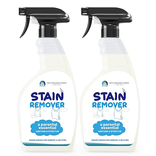 New England Stories Stain Remover Spray | Gentle Yet Effective for Baby Stains | Non-Toxic, Clean Ingredients, No Added Fragrance | Laundry Spot