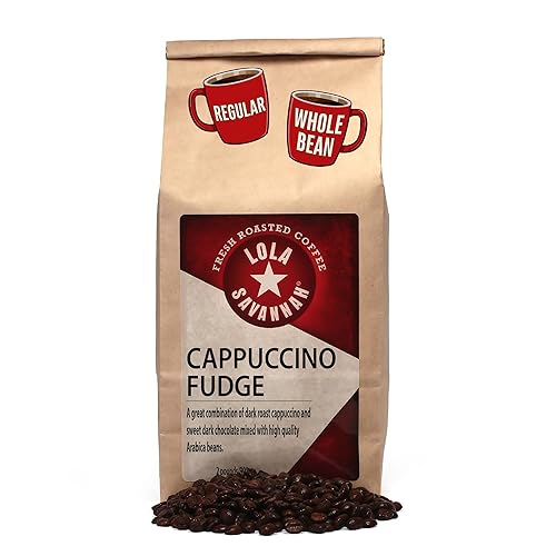 Lola Savannah Cappuccino Fudge Whole Bean Caffeinated Coffee, 2lb