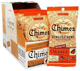 Chimes Ginger Chews 1.5 Oz. - Pack of 3 (Orange)