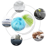 12Pcs Pet Hair Remover for Laundry, Effectively Removes Pet Hair from Bedding and Clothes,Reusable Washing Machine Hair Catcher