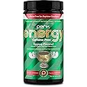Perk Energy Caffeine-Free Drink Mix (Eggnog) 20 Servings - Healthy Coffee Alternative with Protein, Gluten-Free, Soy-Free, Peanut-Free