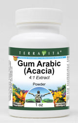 Gum Arabic (Acacia) 4:1 Powder (1 oz, ZIN: 520433)