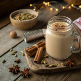 Orca Spice Reduced Calorie Chai Tea Latte Mix, 11.9 Oz, Black Tea, Organic Spices, Sugar Free, Dairy Free, Serve Hot or Cold, Just Add Water or Milk