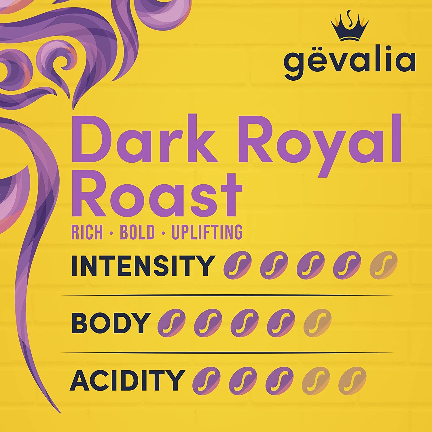 Gevalia Dark Royal Roast 3 Boxes of 12 cups.