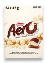 AERO White Chocolate Bars, 42g/1.5 oz., 24 Count, {Imported from Canada}