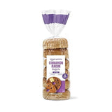 Amazon Grocery, Cinnamon Raisin Bagels, Pre-Sliced, 21 Oz, 6 Ct