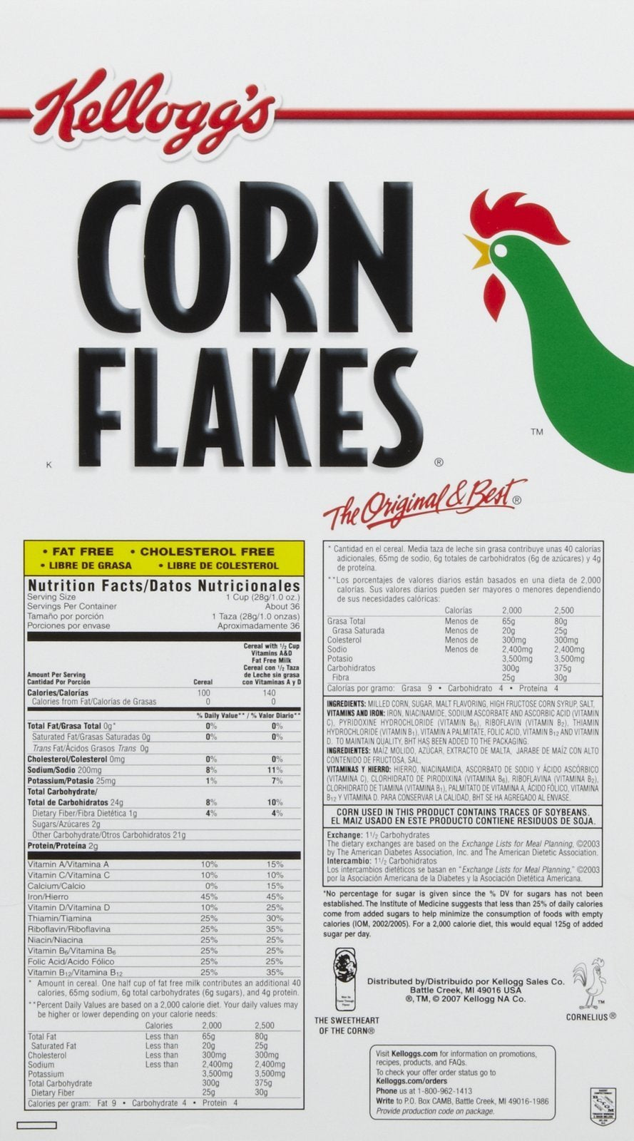 Kellogg's Corn Flakes Corn Flakes Cereal - 36 oz
