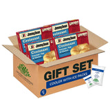 Salutem Vita - Sausage Egg Cheese Croissant Sandwiches Frozen Breakfast Gift Set - Pack of 4