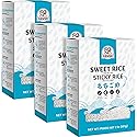 52USA Sweet Sticky Rice 2 Pound (Pack of 3), Premium Glutinous Rice 96 Ounce (2721g), Gluten-Free, Vegan, All Natural, White Rice, Rich in Fibers