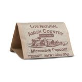 Amish Country Popcorn | Old Fashioned Microwave Popcorn | 10 Bags Lite Natural White Hulless | Non-GMO, Gluten Free, Microwaveable and Kosher (10