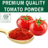 SPICES VILLAGE Tomato Powder for Cooking, Dried Tomato Powder, 8 Oz, Kosher, Gluten Free, Non GMO, Resealable Bulk Bag