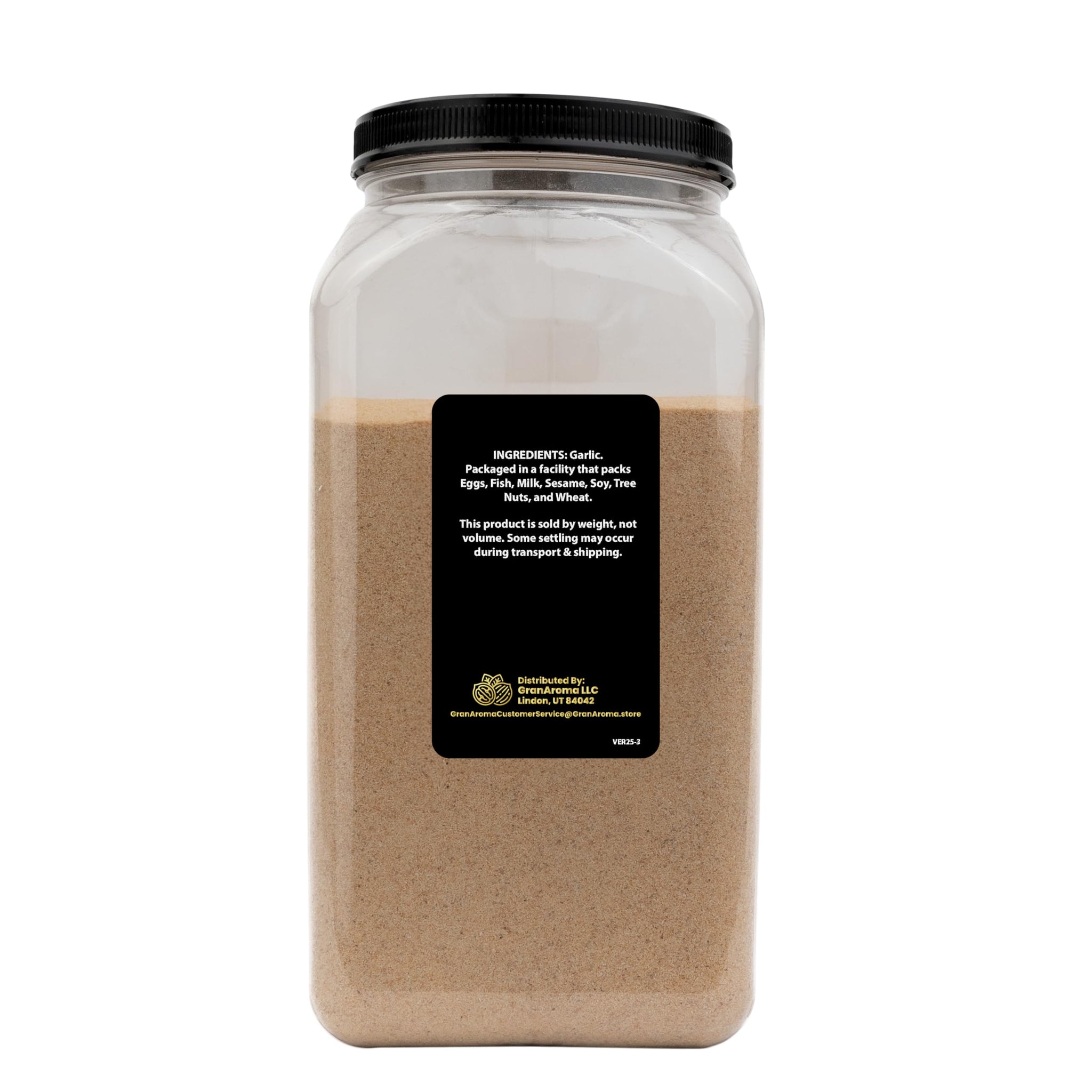 GranAroma Granulated Garlic, Versatile Seasoning, Dehydrated (6 Pound)