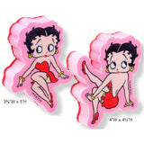 Spoontiques Betty Boop Premium Sponge Set - 2-Pack Multi-Purpose Cleaning Sponges - Dual-Sided Non-Scratch Scrub & Absorbent Wipe - Durable, Reusable