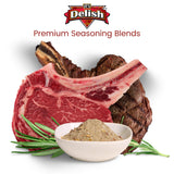 Smoke Steak Seasoning by It's Delish, 48 OZ Jumbo Container | Gourmet Bulk Spices and Beef Dry Rub for Grilling Meat, Ribs, Chicken, Hamburger