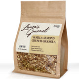 Laura's Gourmet Granola Vanilla Almond Crunch, 2 lb, Gluten-Free Oats, Vegetarian, Dairy & Soy Free Snack, Organic Honey, Almonds & Vanilla, Artisan