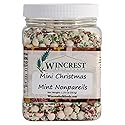 WinCrest Christmas Chocolate Nonpareils - 1.25 Lb Tub (Mini Mint Drops)