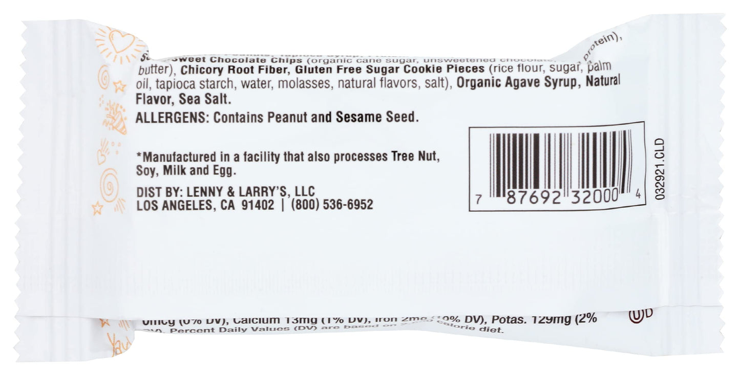 LENNY & LARRYS Peanut Butter Chocolate Chip Cookie-fied Bar, 1.59 OZ