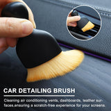 3 Pack Exquisite Microfiber Duster Brush, Car Interior Cleaning Tool, Small Barber Duster Tool, Hair Cutting Brush, Small Dust Cleaning Tools