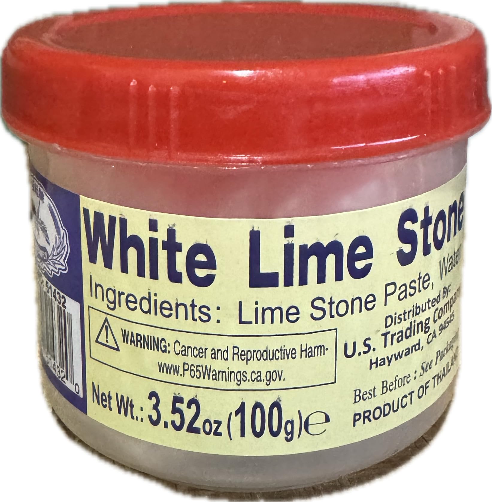 White Lime Stone - Vôi Tr?ng 3.52 oz ( 1 pack)
