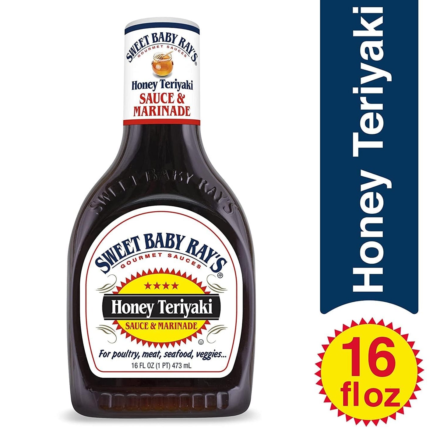 Sweet Baby Ray's Teriyaki Sauce and Marinade,16 Fl Oz. (Pack of 1)