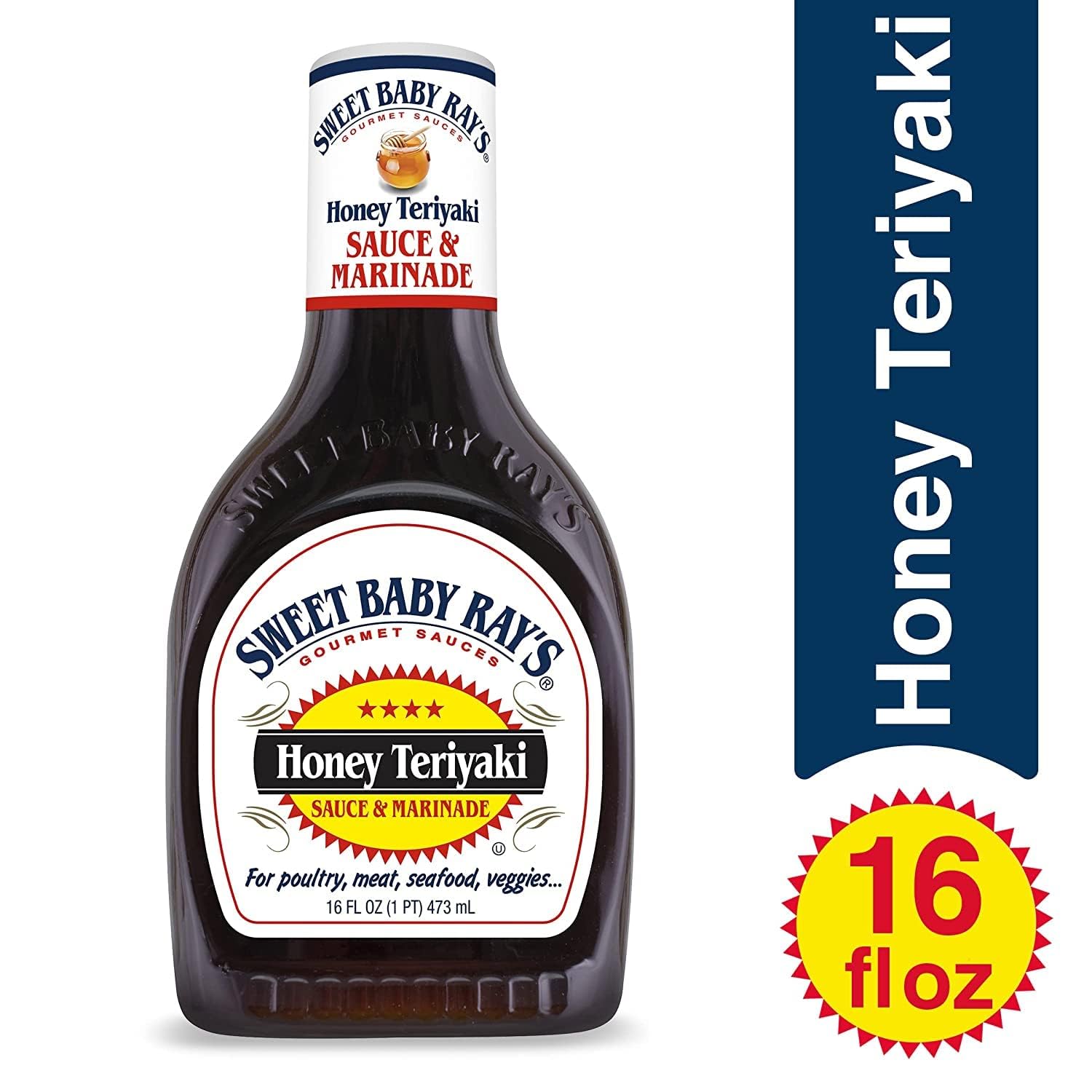 Sweet Baby Ray's Teriyaki Sauce and Marinade,16 Fl Oz. (Pack of 1)