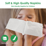 FEHHTO Disposable Napkins - 200 Count Everyday Paper Napkins - 13"x13", 2-Ply Premium Quality Dinner Napkins - Soft, Absorbent for Kitchen