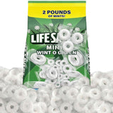 Wint O Green Hard Candy 2lb Pack of Mints Bulk, Perfect for Sharing, Gifting, Weddings and Special Events, Classic Wintergreen Individually Wrapped
