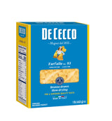 De Cecco Semolina Pasta, Farfalle No.93, 1 Pound (Pack of 12)