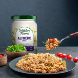 Walden Farms Alfredo Sauce - Zero Calorie, Sugar Free, Keto & No Carb Creamy Italian-Style Pasta Sauce - 6-Pack, 12 oz Bottles