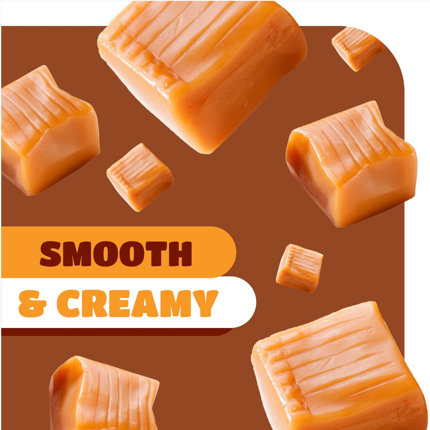 Caramel Cubes Candy - 2 Pound Pack (150 Count) - Individually Wrapped Caramels for Parties, Candy Bowls, Baking, and Gift Bags - Classic Squares