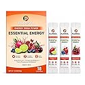 PLANSOL Power your day with Energy Drink Powder Variety Pack-featuring 18 convenient energy packets in three refreshing fruit flavors