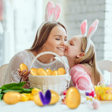 inheming 6 PCS Gold Eggs, Empty Plastic Easter Eggs, Fillable Eggs for Candy, Chocolate, Money and Stuff, Easter Egg Hunts