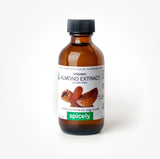 SPICELY Organic Almond Extract, 2 FZ