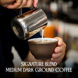 Forza Ground Coffee, Medium Dark Roast Ground Coffee, Bold Flavor with Dark Chocolate, Hazelnuts & Caramel, Specialty Coffee 12 oz Bag, Freshly