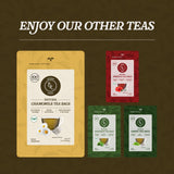 Gourmet Royale Chamomile Tea, 100 Count, Sustainable Tea Bags, Caffeine & Sugar Free, Premium Chamomile from Sri Lanka, Resealable Bag, Pure